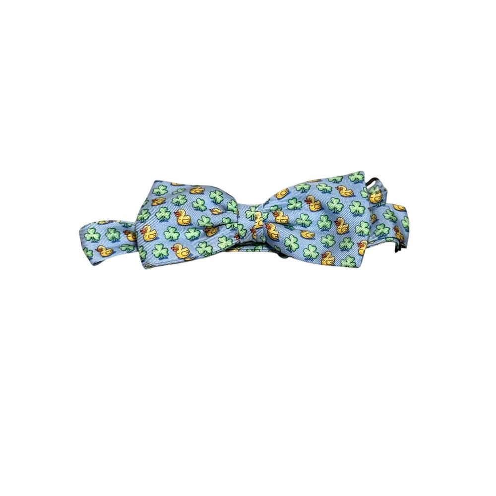 Vineyard Vines Boys Bowtie "Lucky Duck" Made in USA 100% Imported Silk